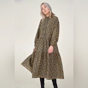 Floral Print Midi Dress